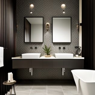 Contrast Wall Tiles For Bathroom - Asian Paints