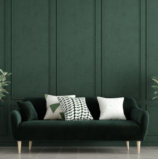 Jade Green Coloured Living Room - Asian Paints