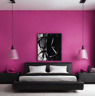 Magenta Black Colour Combination - Asian Paints