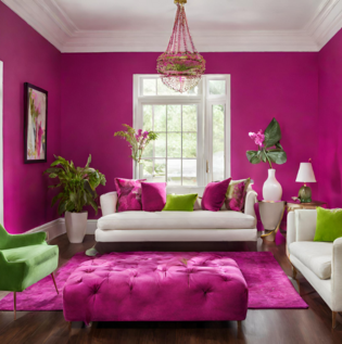 Magenta Green Colour Combination - Asian Paints