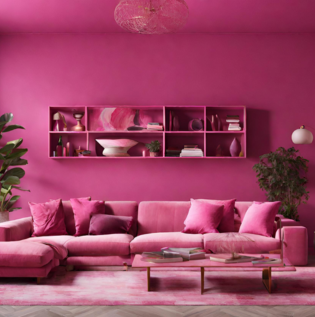 Magenta Pink Colour Combination - Asian Paints