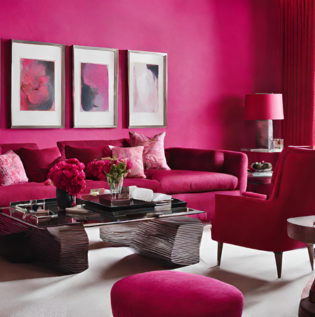 Magenta Red Colour Combination - Asian Paints