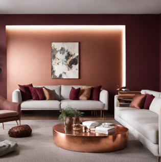 Copper Maroon Colour Combination - Asian Paints