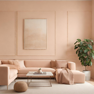 Pastel Peach Color Paint - Asian Paints