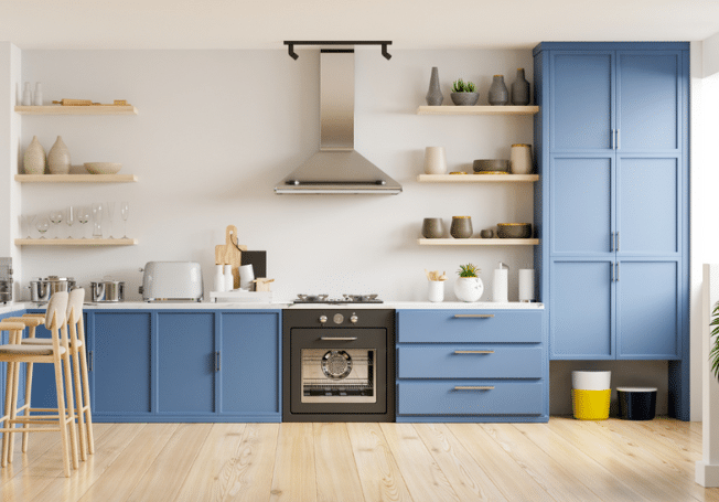 Tall Kitchen Cabinet Design - Asian Paints