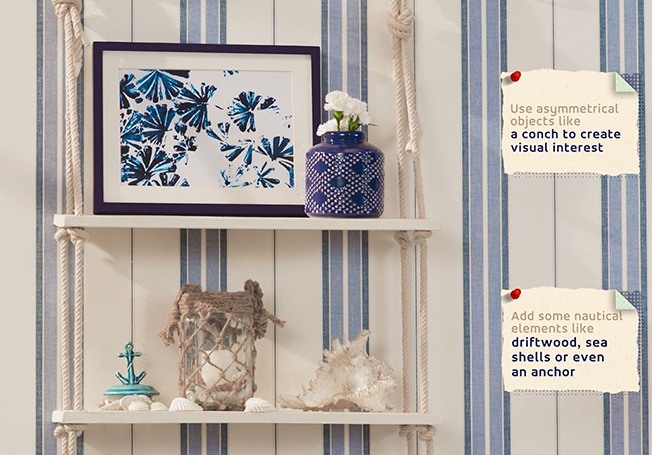 DIY Nautical Shelf Design - Asian Paints