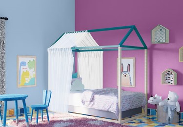 Purple and Blue Kid’s Room