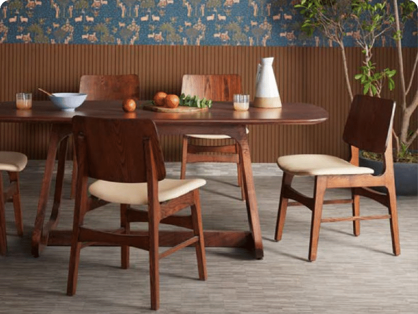 Alwar 6 seater dining table